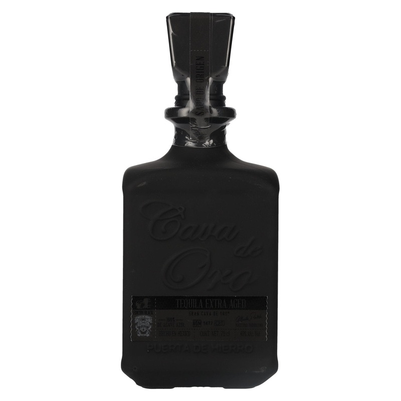 Gran Cava de Oro Tequila EXTRA ANEJO BLACK 100% de Agave Azul 40% Vol. 0,7l