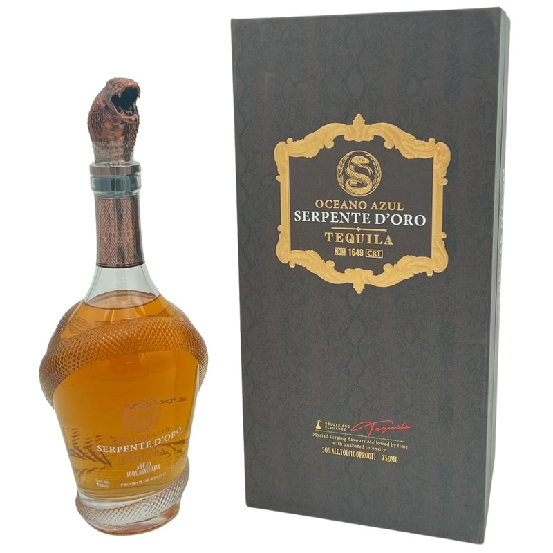 Oceano Azul Serpente D'oro Aejo Tequila