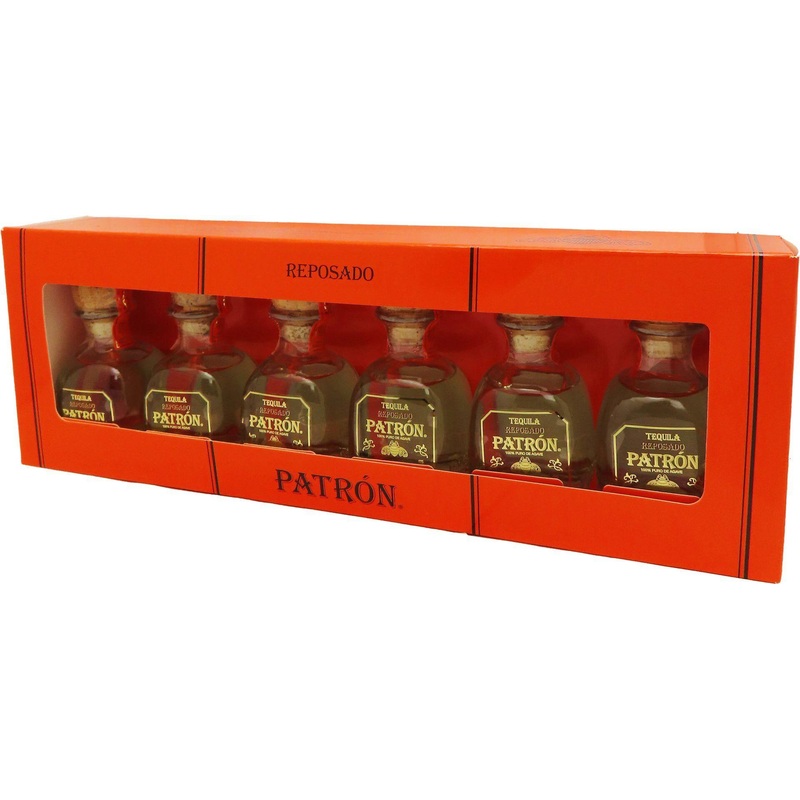 PATRON TEQUILA REPOSADO 50ML 6PK