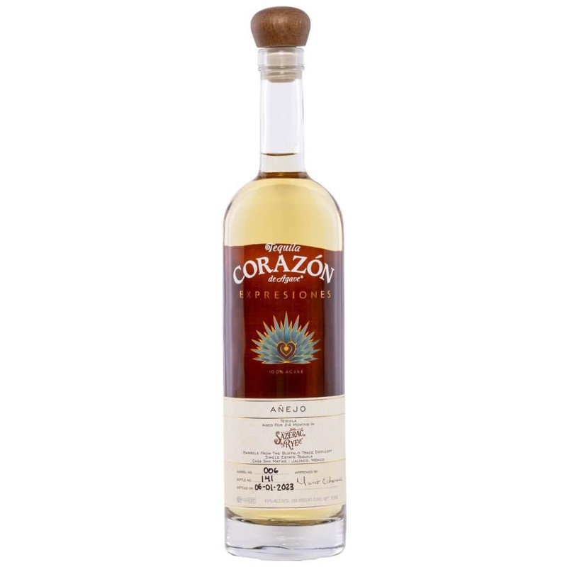 Tequila Corazn Expresiones Sazerac Rye Aejo 2023 Release
