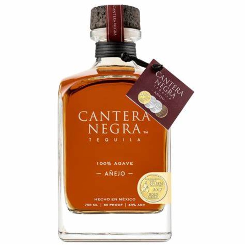 Cantera Negra Tequila Aejo 750 ML
