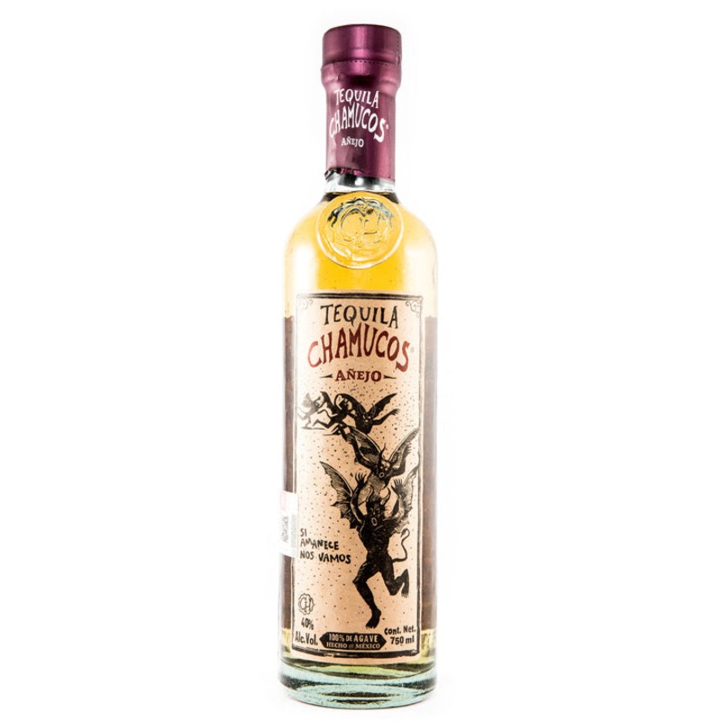 Chamucos Tequila Anejo 750 ML