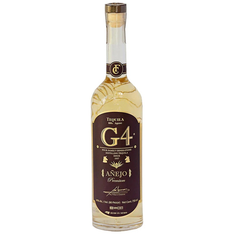 G4 Tequila Anejo 750ml