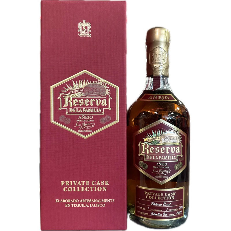 Jose Cuervo Reserva de la Familia Private Cask Collection Tequila Anejo 750ml