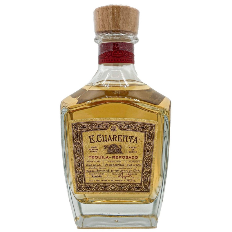 E CUARENTA TEQUILA REPOSADO 80