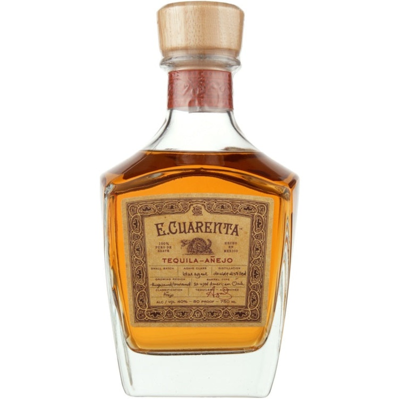 E CUARENTA TEQUILA ANEJO 80