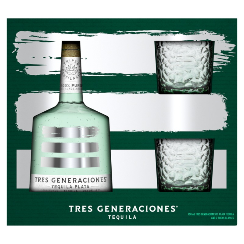 TRES GEN TEQ PLATA 2024 80 W/ 2GLS