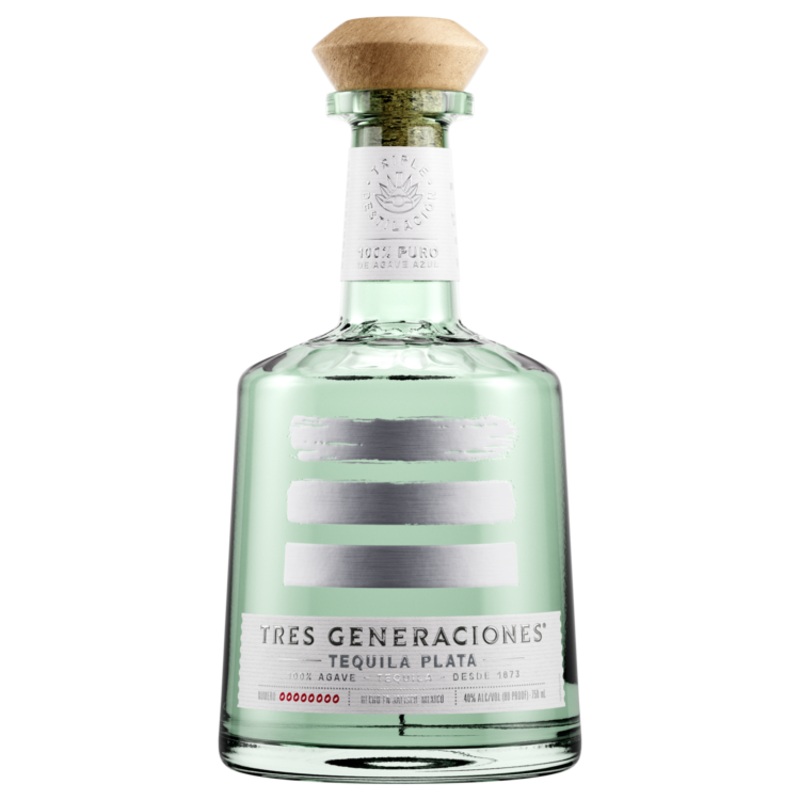 TRES GEN TEQ PLATA(ORG)80