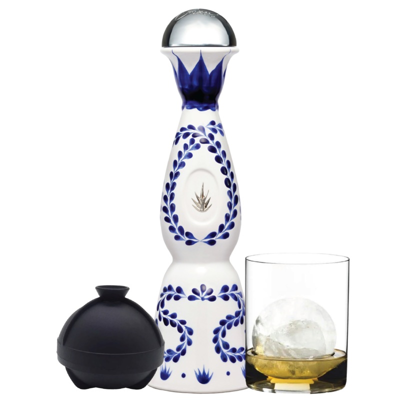 Clase Azul Tequila Reposado, Tumbler, Sphere Ice Ball Mold  Bundle