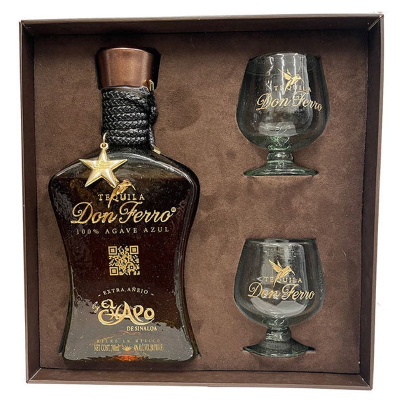 Don Ferro Extra Anejo Tequila Gift Set - 750ml