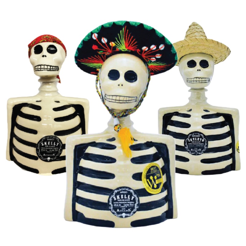 Los Azulejos Skelly Tequila Bundle - 750ml