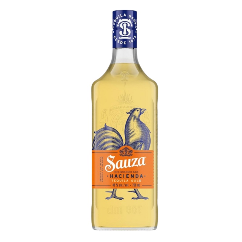 SAUZA HACIENDA TEQ GOLD 80