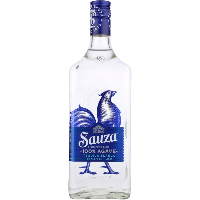 SAUZA TEQ BLANCO SIGNATURE BLUE 80