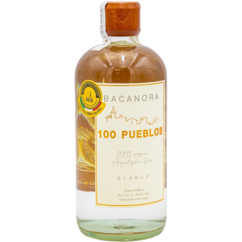 Bacanora 100 Pueblos Blanco 750 Ml