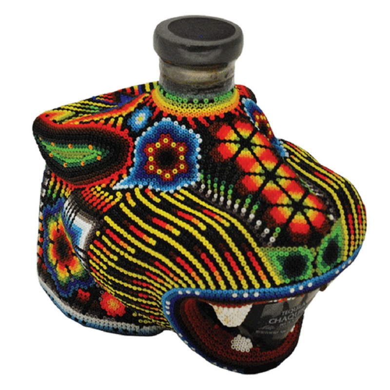 Chaquira Beaded Jaguar Extra Anejo Tequila - 750ml