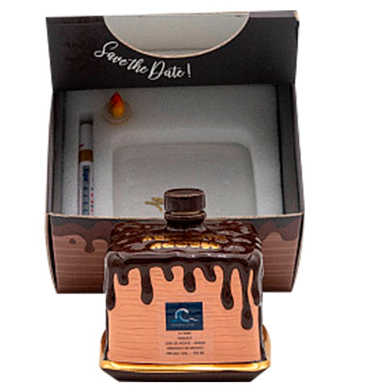 Oceano Azul Square Chocolate La cake Tequila Anejo 750 ml