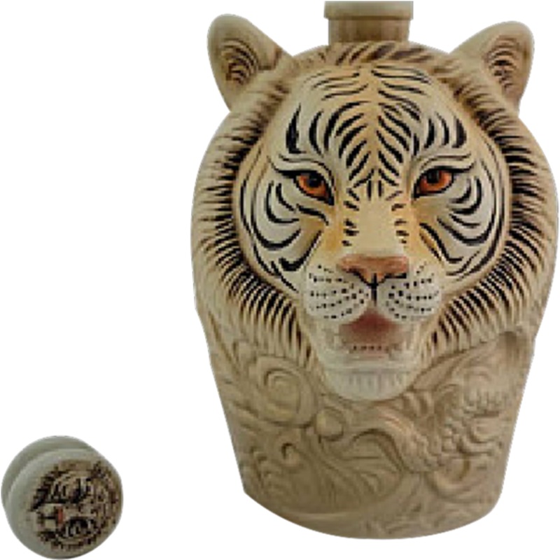 Oceano Azul White Tiger Anejo Tequila Ceramic 1L