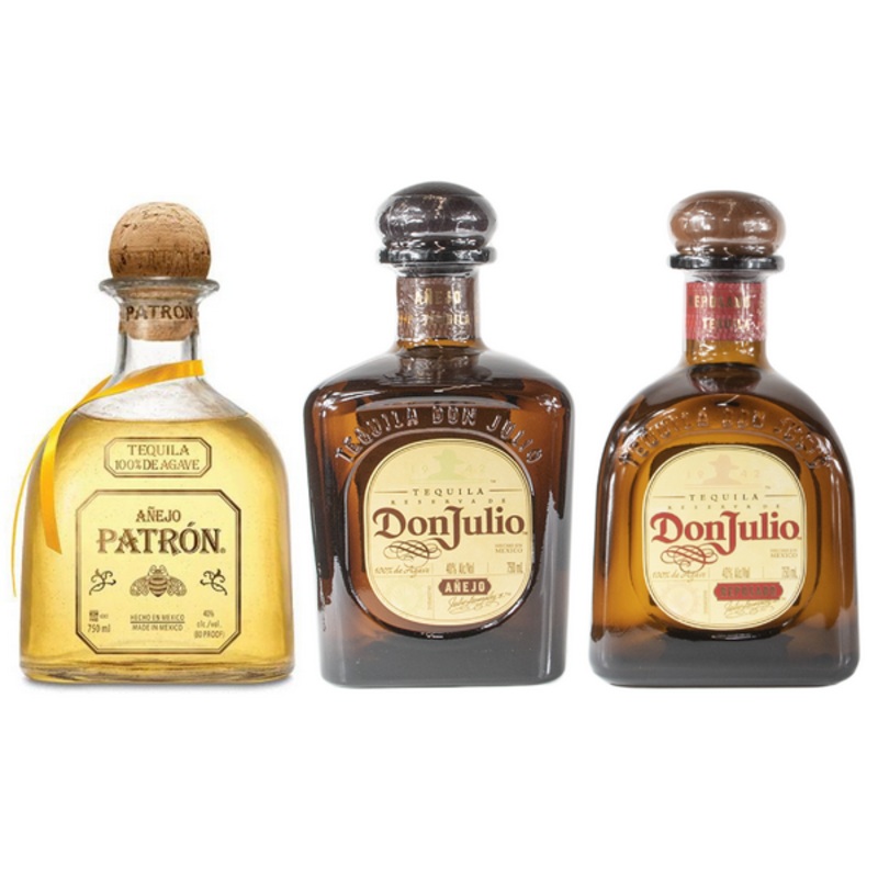 Patron and Don Julio Tequila Package