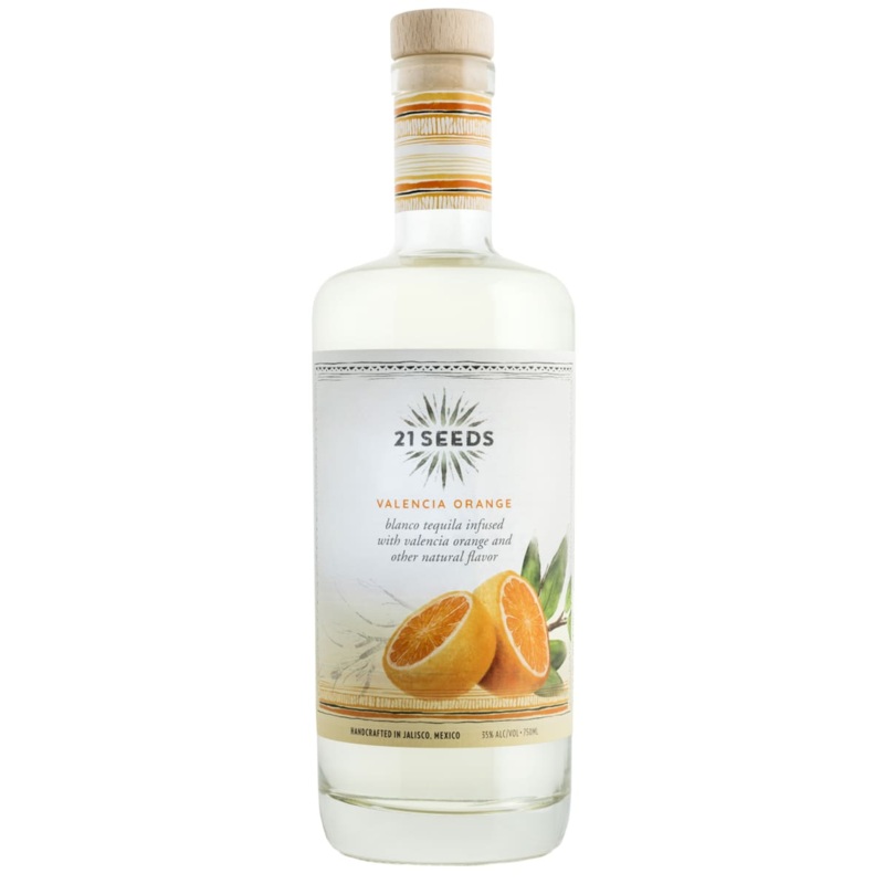 21 SEEDS Valencia Orange Blanco Tequila