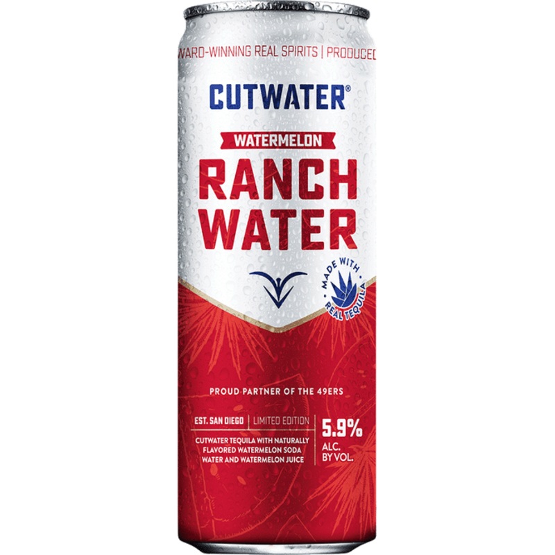 CUTWATER Watermelon Ranch Water 4PK