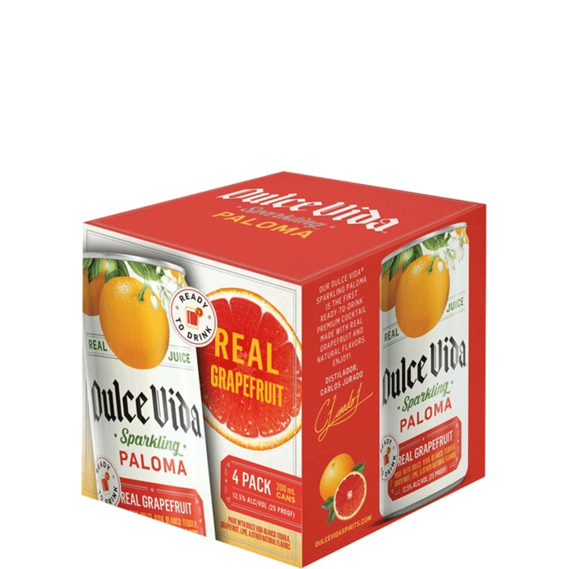 DULCE VIDA Sparkling Grapefruit Paloma 4PK