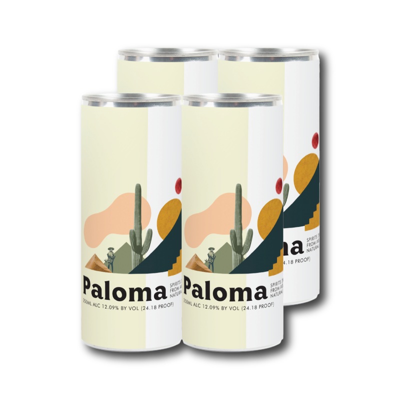 PROOF COCKTAIL CO. Paloma 4 Pack