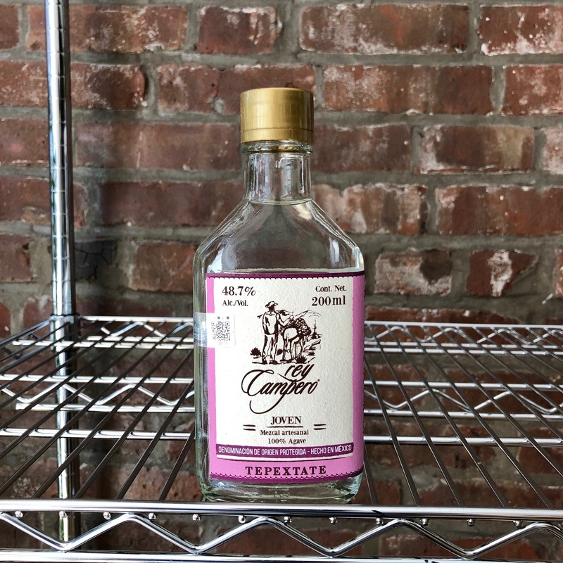 Rey Campero Tepextate Mezcal Joven, Oaxaca, Mexico 200ML