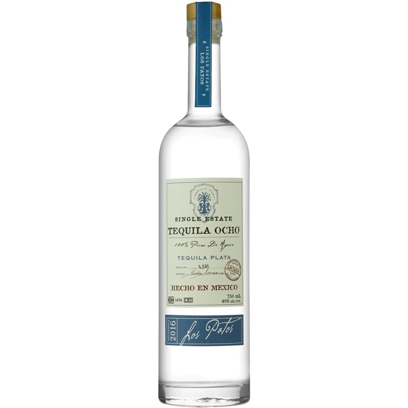 TEQUILA OCHO Single Estate Tequila Plata