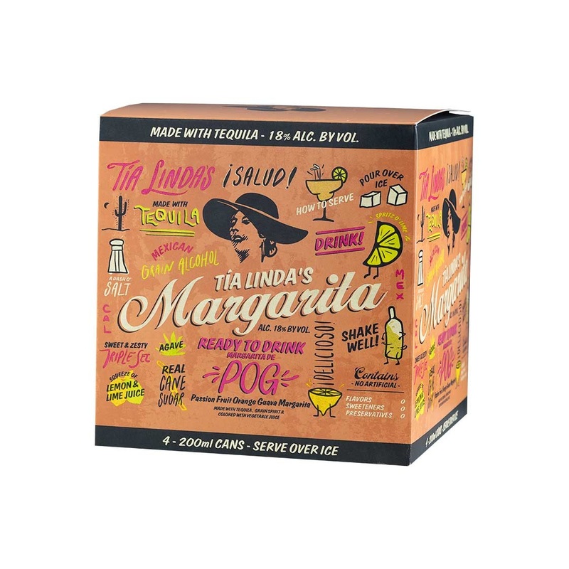 TIA LINDA'S P.O.G. Margarita 4 Pack