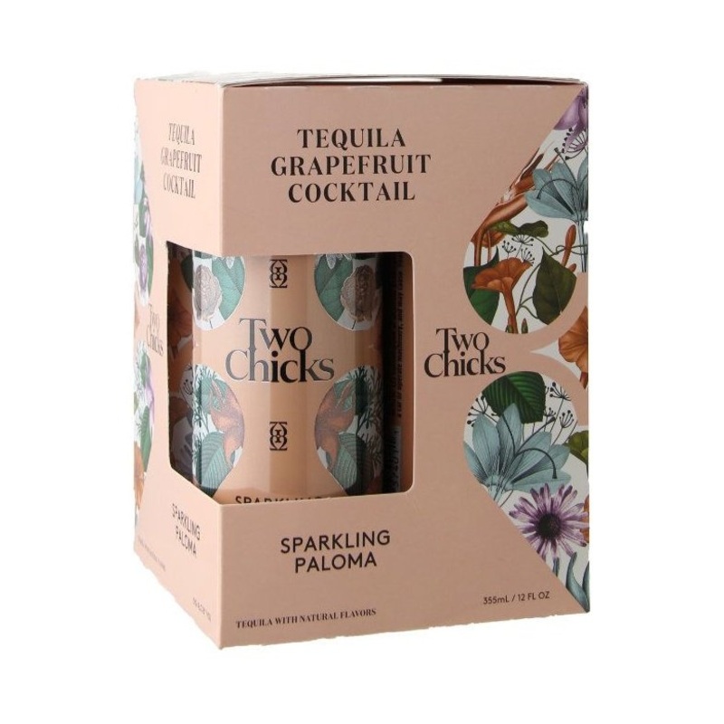 TWO CHICKS Tequila Grapefruit 4PK