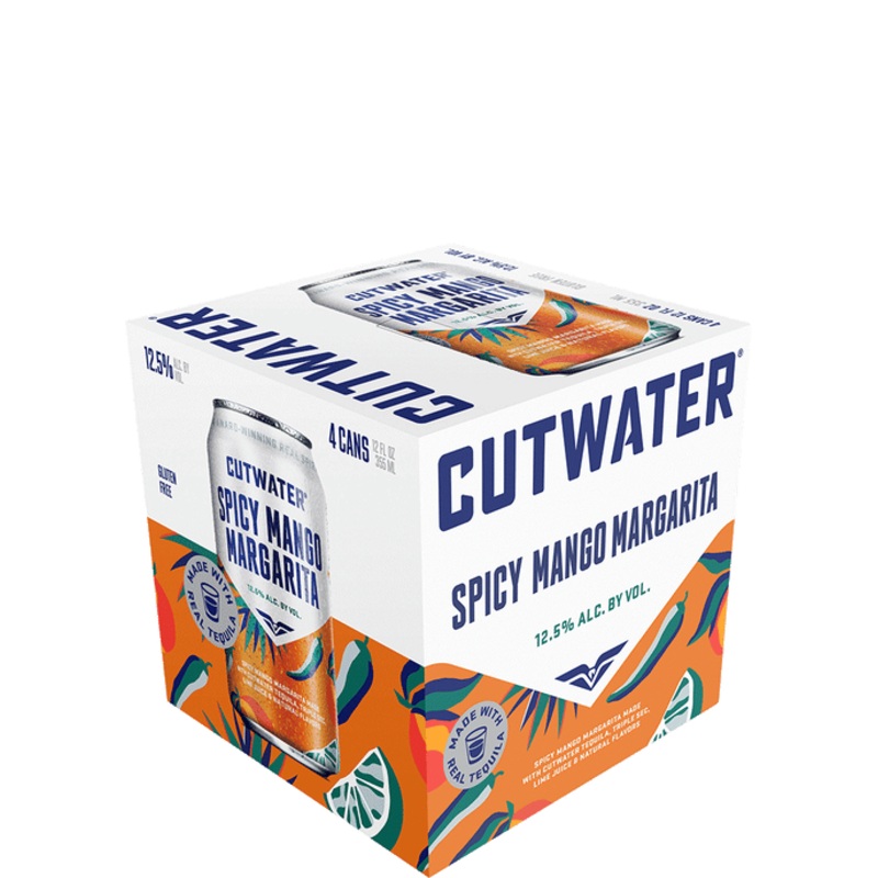 CUTWATER Spicy Mango Margarita 4PK