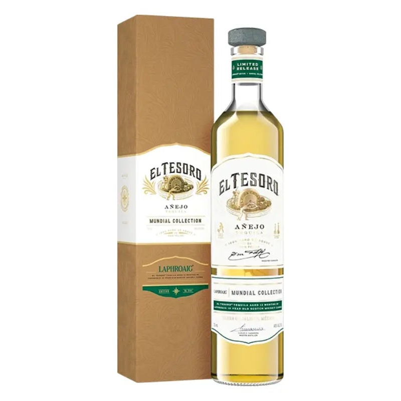 El Tesoro Anejo Mundial Collection Laphroaig  Tequila 750ml