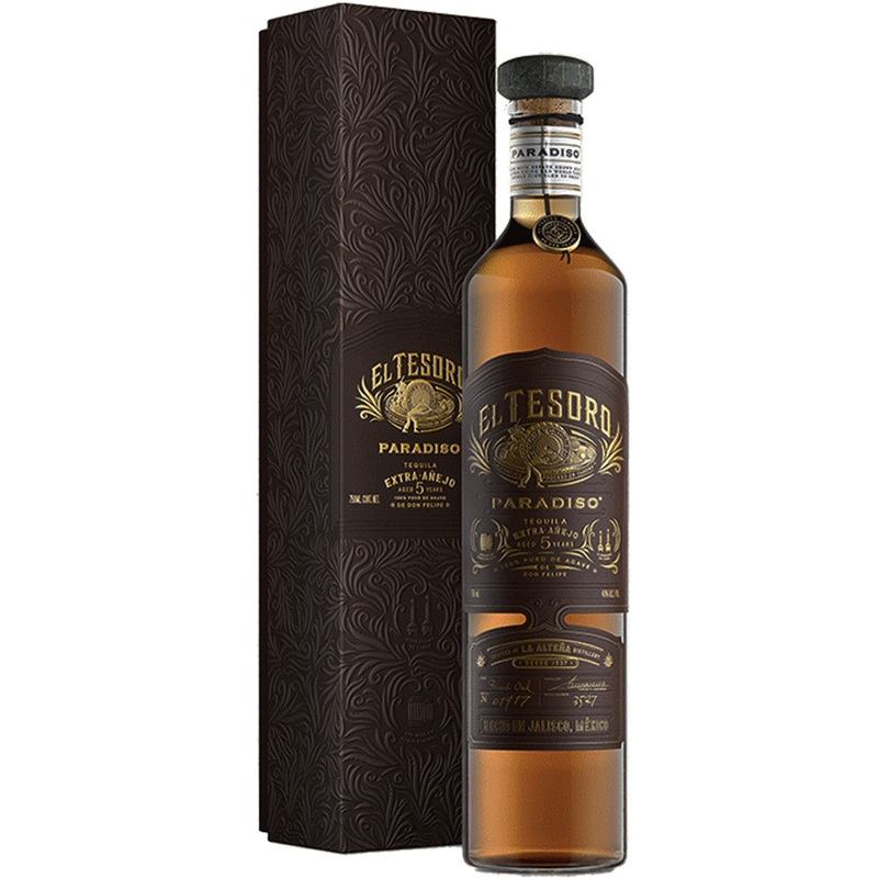 El Tesoro Paradiso Extra Anejo Aged 5 Years Tequila 750ml