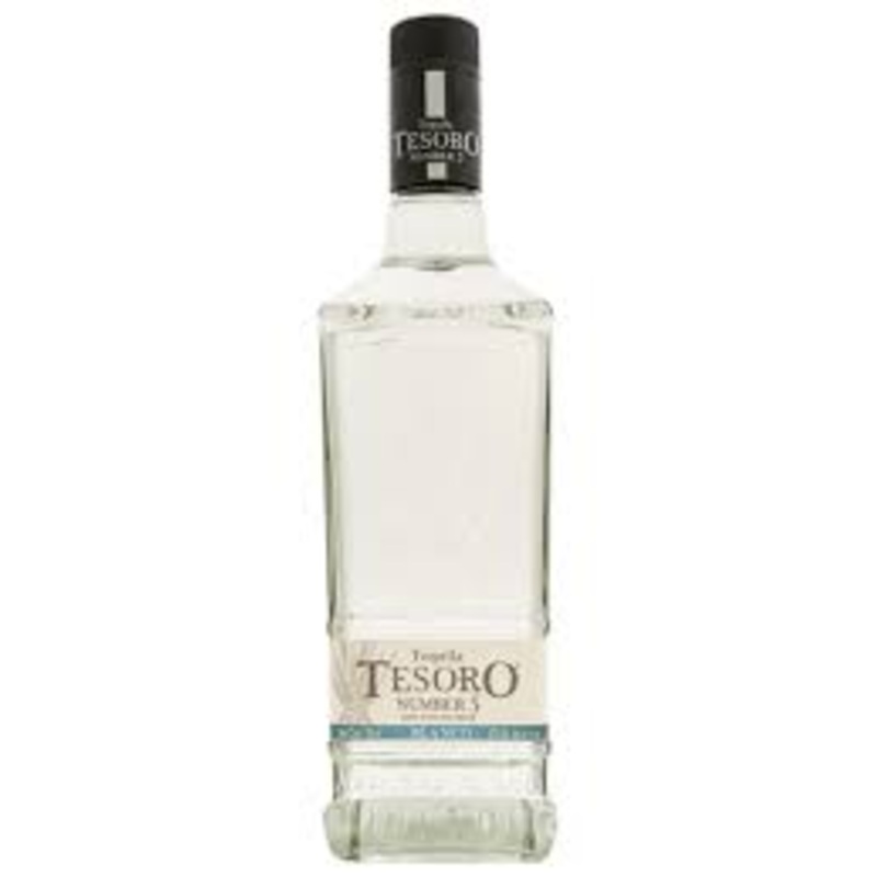 Tequila Tesoro Number 5 Blanco 750ml