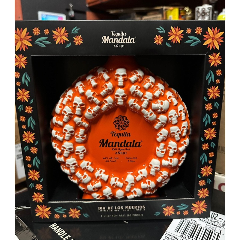 2024 Mandala Dia de los Muertos Day of the Dead Limited Edition Aejo Tequila 1Lt