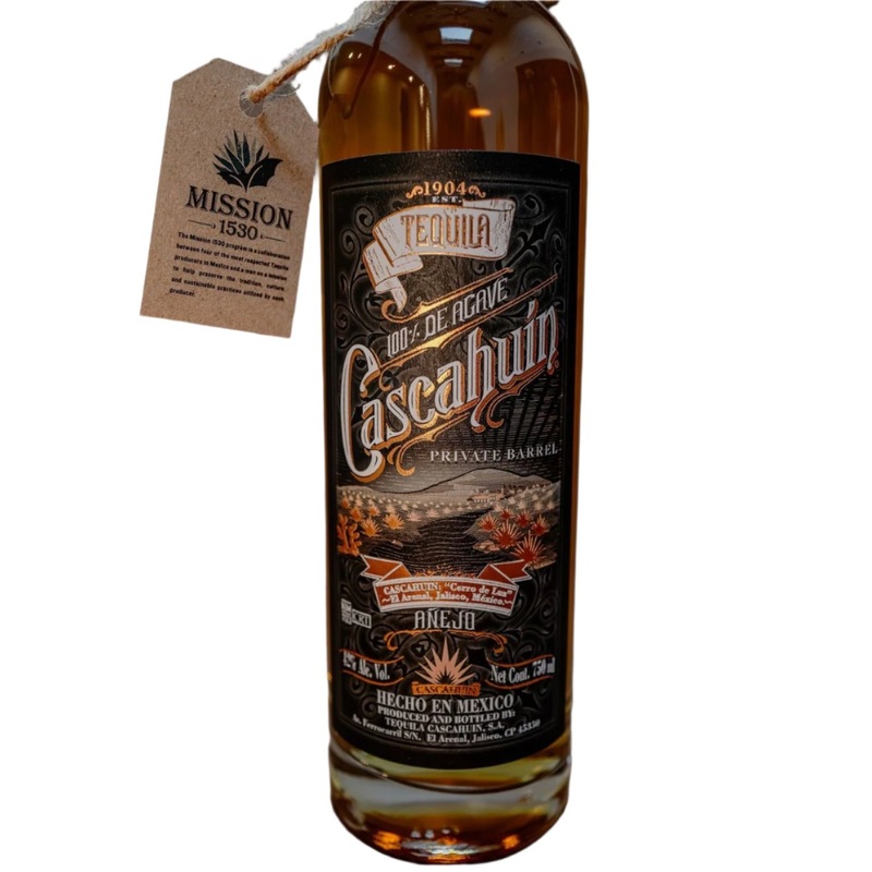 Cascahuin Mission 1530 Single Barrel Anejo Tequila 750ml