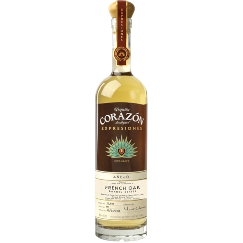 Corazon de Agave Barrel Series French Oak Anejo Tequila 750ml