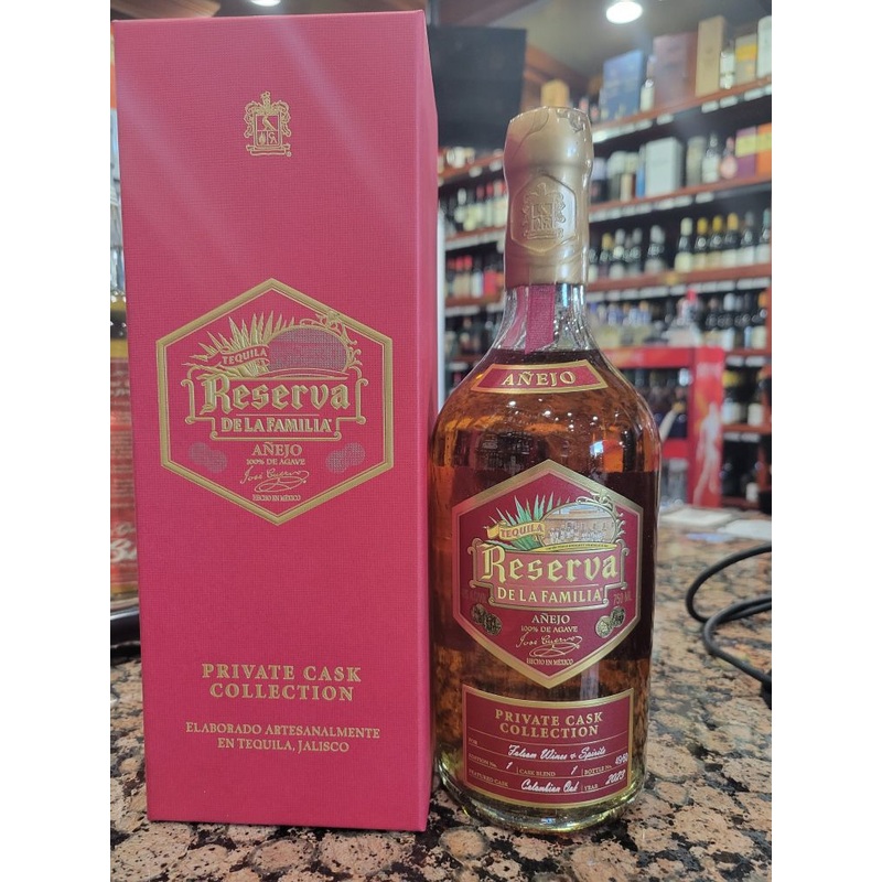Jose Cuervo Reserva de la Familia Private Cask Anejo Tequila 750ml