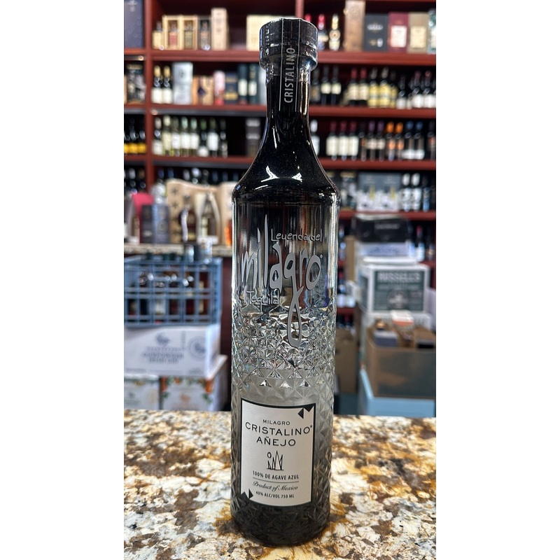 Milagro Cristalino Aejo Tequila 750ml