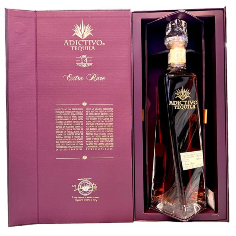 Adictivo 14 Years Extra Sherry Cask Extra Aejo Tequila Kings Edition Extra Rare