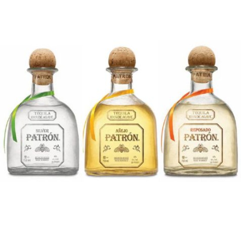 Patron Blanco, Reposado & Aejo Tequila