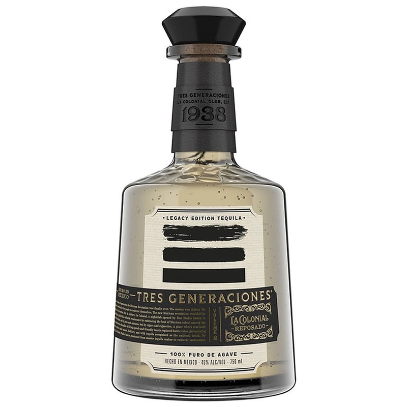 TRES GENERACIONES TEQUILA 'LA COLONIAL' REPOSADO 750ML