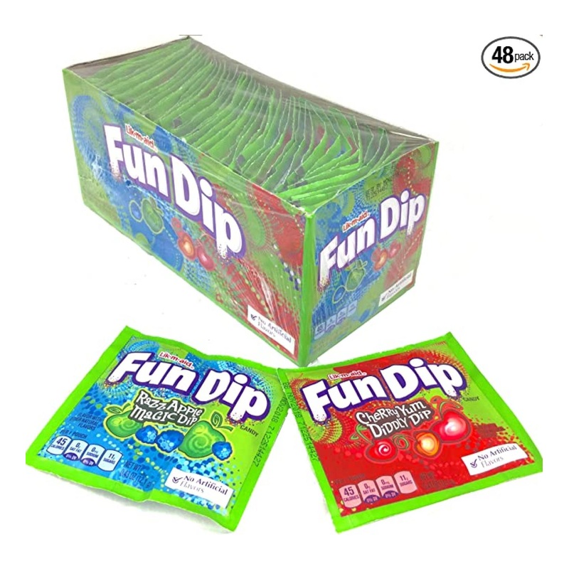 Fun Dips Candy - 48-Count Box | Sweet Treats for All Ages