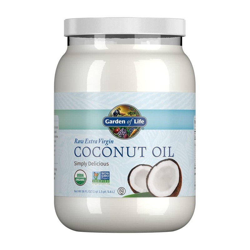 Garden of Life Raw Extra Virgin Coconut Oil 56 fl oz  Organic, Cold-Pressed & Unrefined
