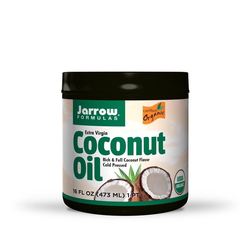 Jarrow Formulas Organic Extra Virgin Coconut Oil 16 fl oz - Expeller Pressed Pure Oil