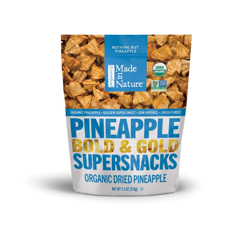Made in Nature Unsulfured Dried Pineapple - 7.5 oz (213 g) | Natural Snack
