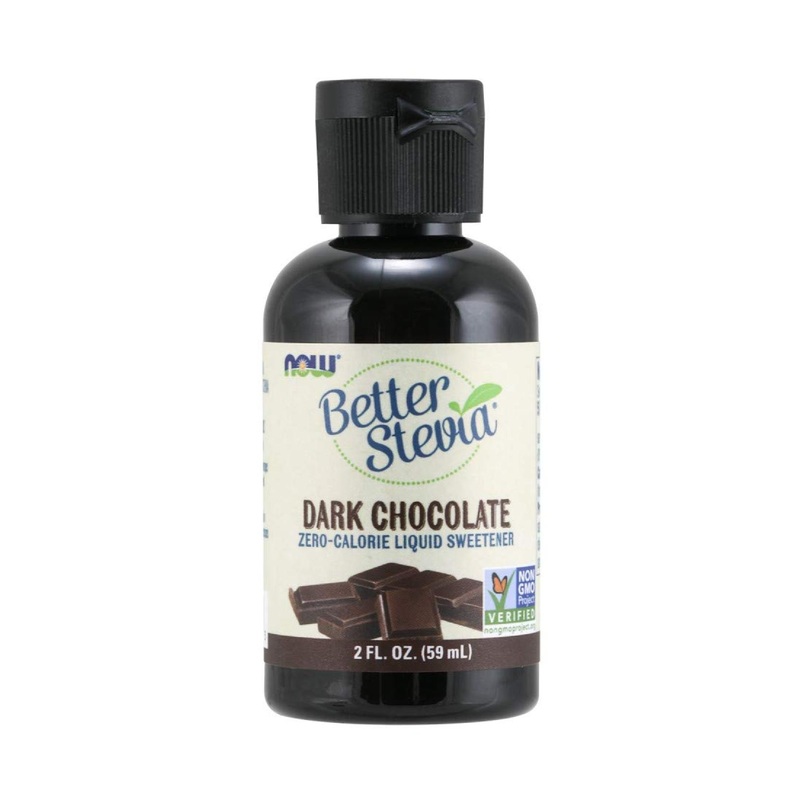 Now Foods Better Stevia Dark Chocolate Liquid Sweetener - Zero Calorie, 2 fl oz
