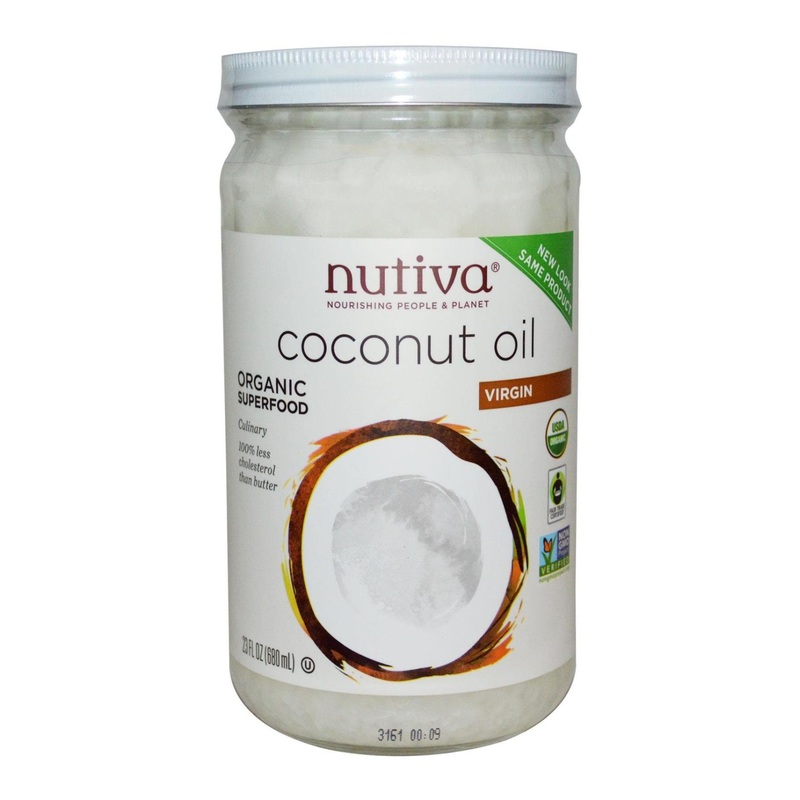 Nutiva Organic Virgin Coconut Oil 23 fl oz - Pure, Cold-Pressed & Non-GMO
