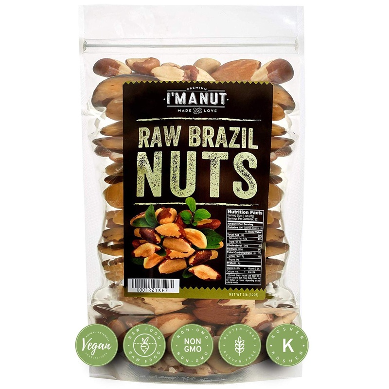 Raw Brazil Nuts 2Lb - Superior Quality  I M A NUT | Organic Grade  Healthy Snack