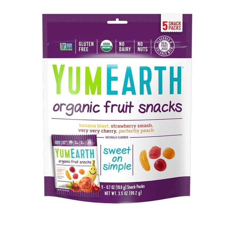 YumEarth Organic Fruit Snacks - 5 Pack (0.7 oz Each) | Natural & Delicious